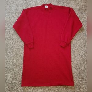 Vintage 90s Mock Neck Sturdy Sweats By Lee Heavyweight Sweatshirt Dress